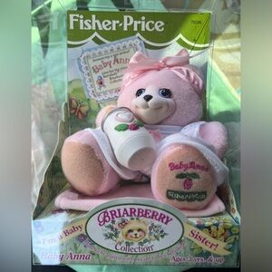 Fisher Price Briarberry Collection Baby Anna Plush Stuffed Animal New Vtg 1999